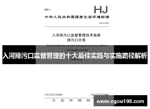 入河排污口监督管理的十大最佳实践与实施路径解析